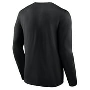 Men's Black Atlanta Falcons Throwback Long Sleeve T-Shirt