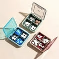 thumbnail image 2 of Youkk Pill Box Portable Tablet Storage Container Dispenser Organizer Suitcase Blue 1Set, 2 of 6
