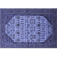 thumbnail image 1 of Ahgly Company Indoor Rectangle Oriental Blue Industrial Area Rugs, 5' x 7', 1 of 4