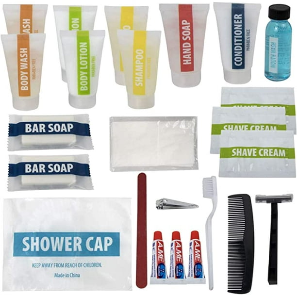 Bulk Hygiene Supplies for Homeless, Travel, 24 Kits of Homeless Hygiene Package Supplies Bulk
