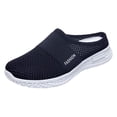 thumbnail image 2 of AUDeals Women's Backless Mules, Knitted Mesh Slip On Shoes with Arch Support and Soft Sole Comfort for Summer Walking, 2 of 9