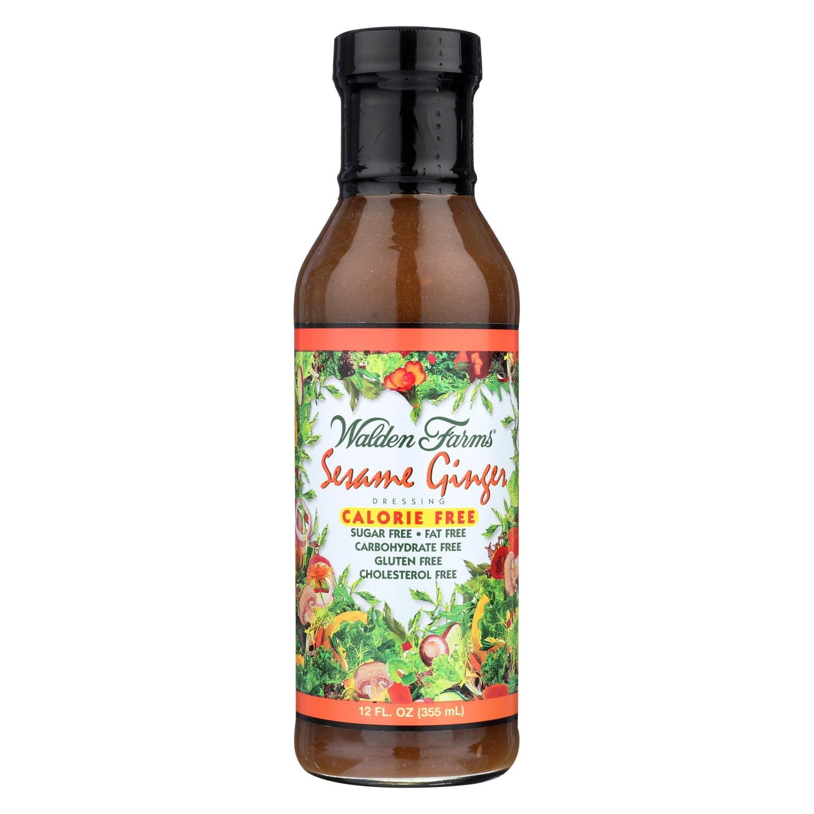 Walden Farms, Sesame Ginger Dressing, 12 fl oz (355 ml) - Case of 6 ...