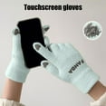 thumbnail image 4 of Rufa Pandas Cute Fleece-Lined Winter Gloves, Thick Warm Unisex Touchscreen Gloves for Kids and Teens, Windproof and Cold-Resistant,Multiple color options, 4 of 5