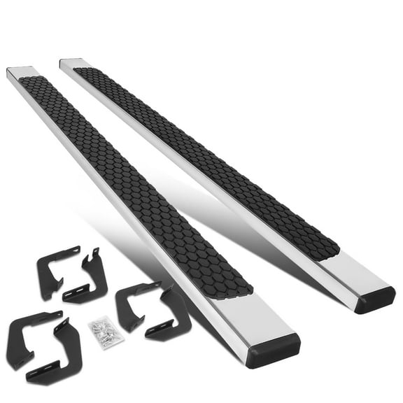 DNA Motoring 5" Side Step Nerf Bars Running Boards Non-Slip for 2007-2021 Toyota Tundra Double Cab