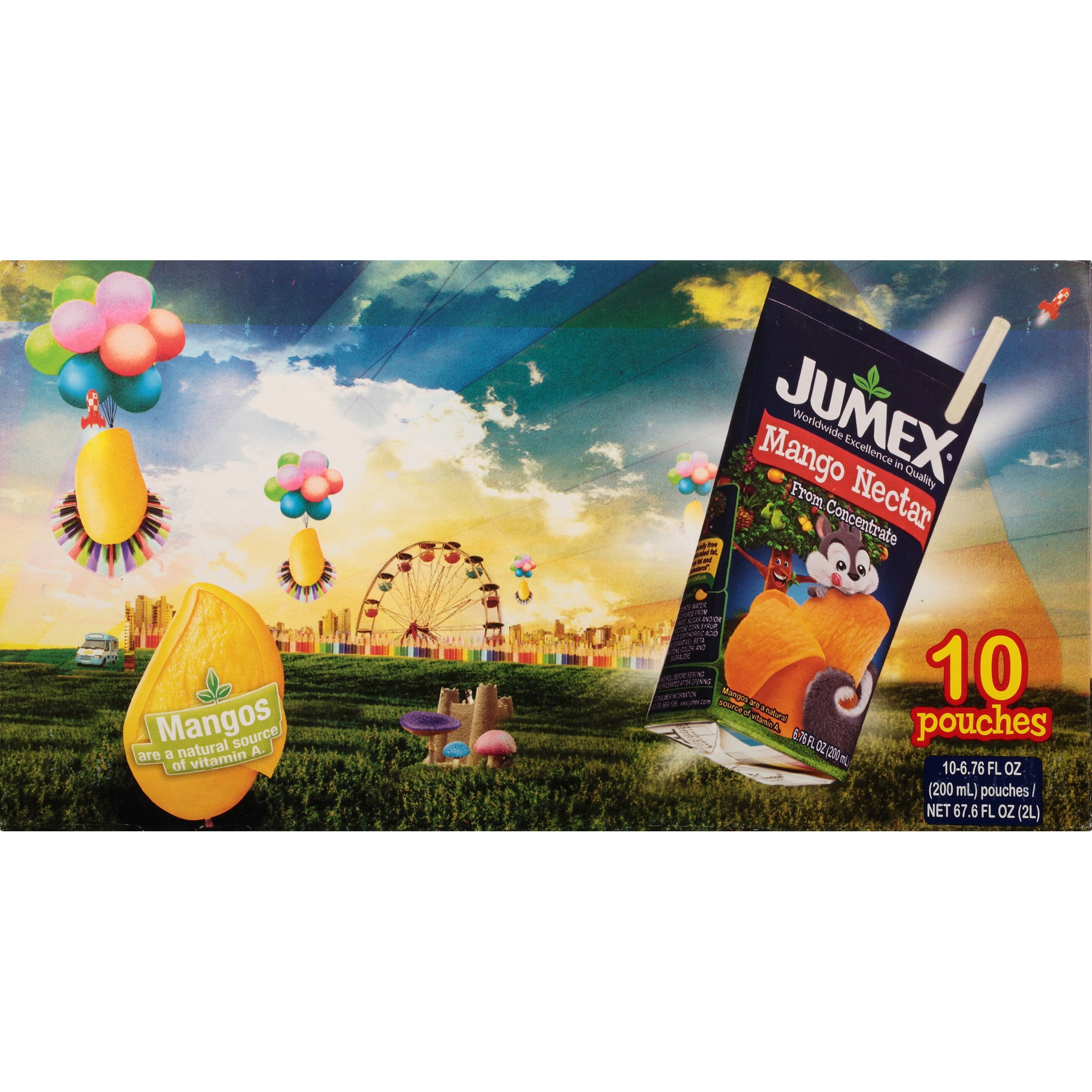 Jumex Mango Nectar Juice, 6.76 fl oz, 10 pack