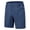 Blue, variant on Men's Big & Tall Performance Golf Shorts 9" Inseam Quick Dry Lightweight Short Pants Business Casual Solid Color Stretch Waist with Zipper Pockets for Travel Hiking