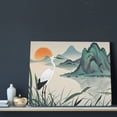 thumbnail image 4 of Home Decor 16 X 20 The White Egret In The Sunset For Living Room Bedroom Kitchen Office Canvas Decorative Picture Wall Art Decor Paintings Canvas Paintings, 4 of 6