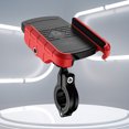 thumbnail image 4 of Soporte de montaje para motocicleta de 12-24 V resistente al agua para smartphone de 4,5 a 7 pulgadas (rojo) Likrtyny  Accesorios para autos y motos, 4 of 6