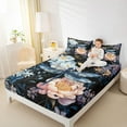 thumbnail image 4 of Feelyou Magic Dragonfly Kid Twin Sheet Sets, Vintage Flower Floral Bedding, 3 Pieces, 4 of 7