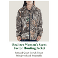 thumbnail image 2 of Realtree Women's Scent Factor Hunting Jacket, Realtree Edge, Size Medium, 2 of 9
