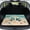 Beach Turtle Starfish Seashell Heart, variant on Jiueut Wolf Mountain Moon Forest Print Universal Car Trunk Mat 29" x 39", Anti-Slip Easy to Clean Trunk Protective Mat, Sporty Vehicle Interior Accessories Suitable for Most Car Models