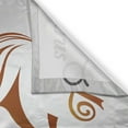 thumbnail image 3 of Ambesonne Zodiac Taurus Kitchen Curtains, Bull Face, 55"x39", Pale Brown Pale Grey, 3 of 3