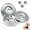 silver, variant on 6 Pcs Angle Grinder Wood Carving Disc Set – 4.5” Heavy Duty Carbon Steel Wood Grinding Wheel with 5/8” Arbor for Woodworking, Stump Removal, Root Carving, Shaping, Cutting and Polishing