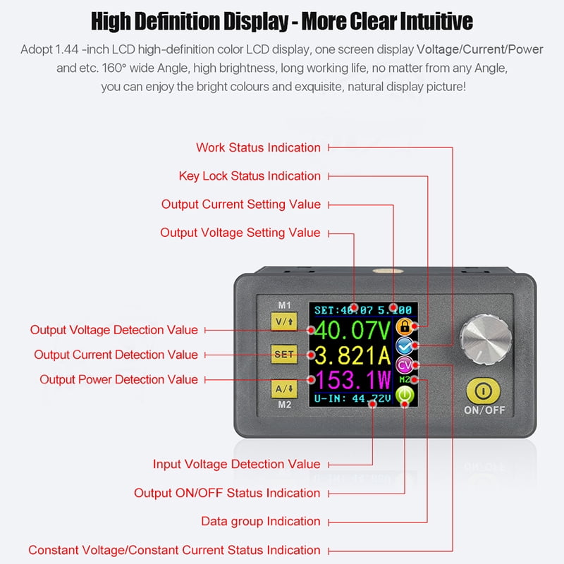 DPH5005 50V 5A buck-boost Digital Programmable Power Supply Module