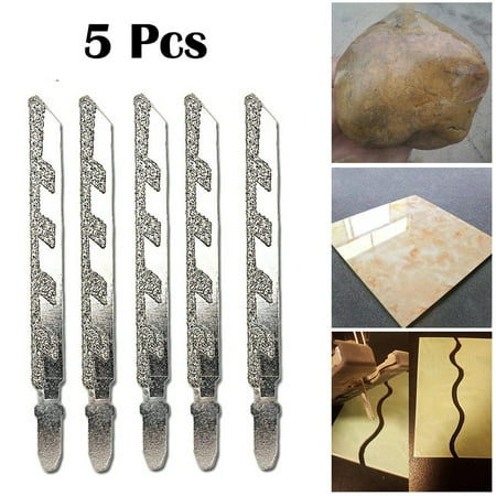 

BAMILL 5× Diamond Coated Jigsaw Blade Reciprocating Saw Blades for Granite Tile Cutting