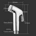 thumbnail image 4 of Pulverizador De Grifo De Bidé De Mano Rociador de ducha ajustable para baño doméstico (rociador con manguera de 3 m) Hugtrwg Libre de BPA, 4 of 9