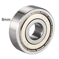 thumbnail image 3 of Deep Groove Ball Bearing 629Z Double Shield, 9mm x 26mm x 8mm Chrome Steel, 4pcs, 3 of 4