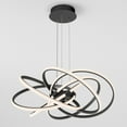 thumbnail image 5 of Artika Maelstrom Modern LED Pendant Light Fixture, Black, 5 of 5