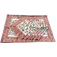 thumbnail image 6 of Rastogi Handicrafts Hand Block 100% Cotton Indian Style Theme Dining Table Mats and Napkins Set of 6 Place-mats Runners (Orange 1), 6 of 6