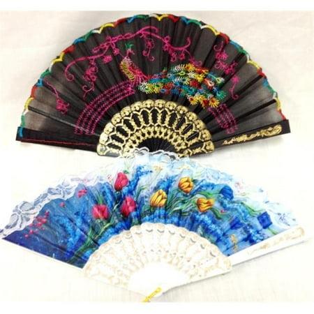 Bulk Buys Wholesale Fans Assorted Colors - Case of 120