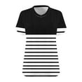 thumbnail image 4 of Summer Shirts Women Ladies Shirts Clearance Plus Size Outfits for Curvy Women Daily Deals Womens Shirts Tunic Tops for Women Loose Fit, 4 of 4