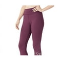 thumbnail image 2 of Fila Womens  Plus Size Strut Mid-Rise Logo 7/8-Leggings, Maroon, 2X, 2 of 3