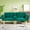 Green, variant on Leumius 72 Inch Futon Sofa Bed,Velvet Futon Couch with Adjustable Backrest and Cupholders,Suitable for Apartment,Living Room,Small Space,Pink