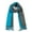 Classic Blue & Grey, variant on Inca Fashions - Double Sided Solid 100% Alpaca Wool Scarf for Men & Women - In Many Colors