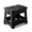 Black | 11"H, variant on Tcbosik Folding Step Stool, 300 lbs Capacity PP Collapsible Stool, 9"H Small Foot Stool for Living Room, Kitchen, Bathroom, Entryway, Space Saving, Black