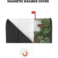 thumbnail image 3 of Spring Mailbox Cover Magnetic Mailbox Wraps, Spring Green Pine Trees White Wood Texture Mailbox Covers Large Size 21x25.5 Inch Mail Wrap Post Letter Box Decoration for Outdoor Gardern Yard, 3 of 6