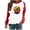 Red#womens halloween shirt, variant on Halloween Shirt Women Raglan Long Sleeve Crewneck Sweatshirt Funny Ghost Print Tops Vintgae Festival Clothes Gift Green,S