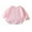 Pink, variant on cfhntfmh Baby Toddler Tops Cute Crewneck Long Sleeve Basic Shirts Boys Girls Solid Color Cotton Oversized T-Shirts