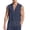 33# Navy, variant on Mens Linen Shirts Sleeveless Button Down Tank Tops Summer Casual Beach Lightweight Hawaiian Fashion Shirt 33# Gray L
