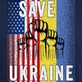 thumbnail image 3 of CafePress - Save Ukraine! America Supports Ukraine T Shirt - Men's Classic Graphic Cotton T-Shirt, 3 of 4