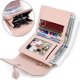 thumbnail image 4 of Monedero minimalista de piel sintética para mujer: billetera corta y delgada para damas, con un encanto compacto, 4 of 7