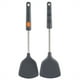 thumbnail image 5 of Pala para sartén con mango de acero inoxidable para cocinar de forma segura y girar fácilmente, juego de espátulas de silicona antiadherentes para utensilios duraderos, 5 of 8