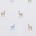 thumbnail image 2 of Llamas Chambray Full Sheet Set, 2 of 9
