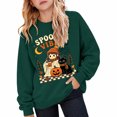 thumbnail image 4 of Venzia Women Cute Fall Sweatshirt, Retro Pumpkin Black Cat Cartoon Graphic Crewneck Casual Autumn Pullover Top, 4 of 6
