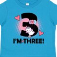 thumbnail image 4 of Inktastic 3rd Birthday 3 Year Old Girl Unicorn Girls Toddler T-Shirt, 4 of 5
