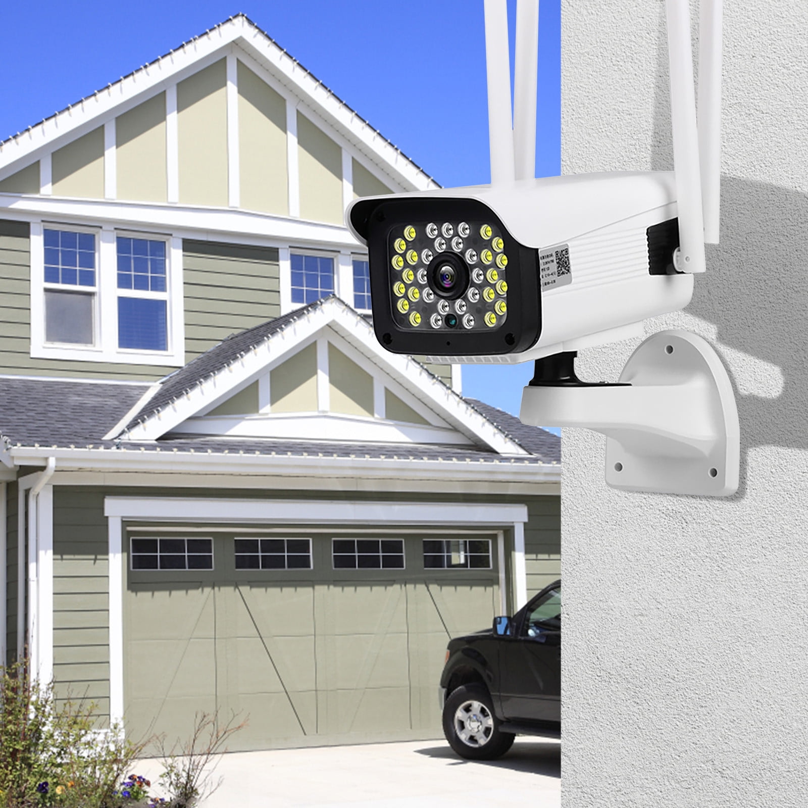 Security Cameras Wireless Outdoor,Wireless Outdoor 36 Light Full Color