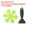 Grass-Green, variant on Uxcell Non Slip Bathtub Stickers, Anti Slip Shower Stickers with Scraper Bathroom Shower Floor Decals Snowflake Shape Grass-Green