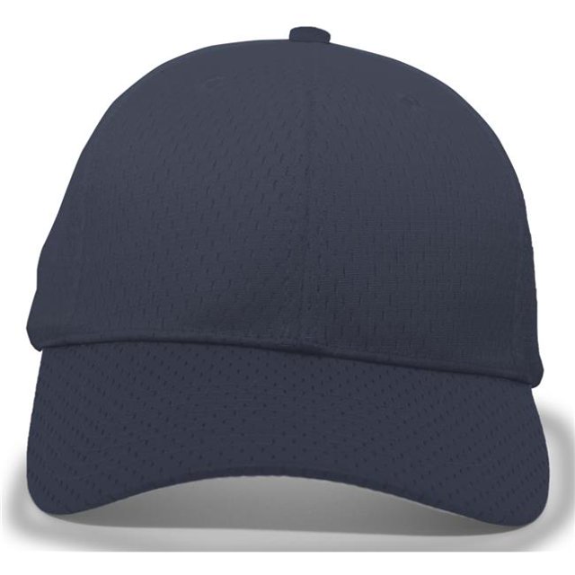 Pacific Headwear 805M.065.OS Coolport Mesh Hook & Loop Adjustable Cap, Navy - One Size