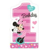 1st Birthday Minnie Mouse Invitations 8 count Party Supplies Minnie Fun to be One!, Size: 6. 25 inches x 4. 25 inches. By Amscan