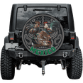 thumbnail image 2 of Lotusprinthandmade Mexico Mexican Eagle Chicken Spare Tire Cover Without Backup Camera Hole 6 Sizes (29 in.), patriotic mexican eagle and chicken tire wrap, 2 of 7