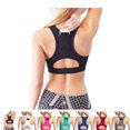 thumbnail image 3 of Women Sport Bra Gym Vest Compression Padded Phone Pocket Running Workout Top, black-S, 3 of 9