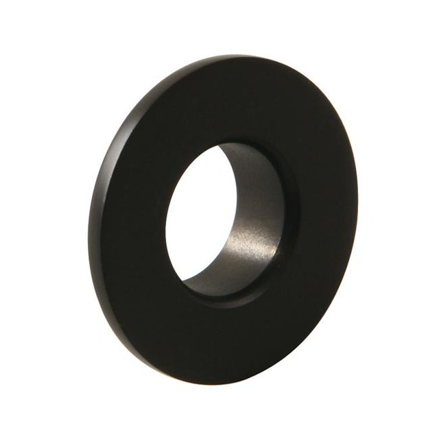 Robinet 1.19 Po Évier Trop-Plein Couvercle Anneau & 44; Noir Mat