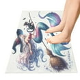 thumbnail image 5 of Mermaid Witch Flying on Broom Bath Mat 39x20 Non-Slip Bathroom Rugs Absorbent Soft Plush Quick Dry for Tub Shower Kitchen Home Decor, 5 of 8