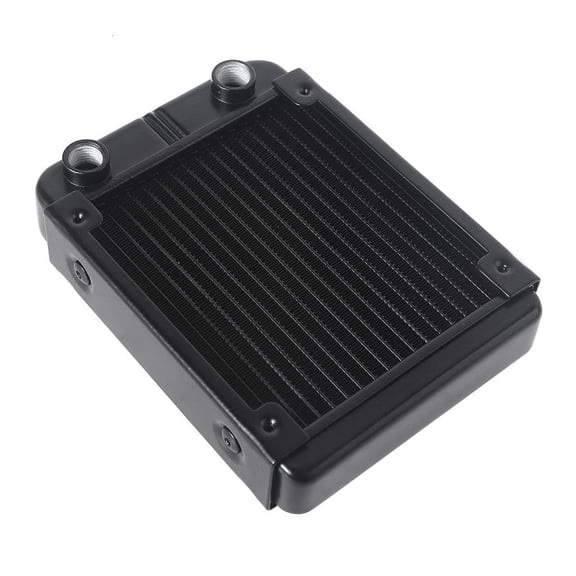 Water Cooling Computer Radiator 18 Pipe Aluminum Heat Exchanger Liquid Cooling Heat Sink for CPU PC Water Cool