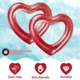 thumbnail image 2 of 2 flotadores inflables Sumind Heart para piscina, 120 x 100 cm, 2 of 7