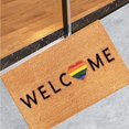 thumbnail image 2 of Letter Printed Floor Mat Strip Carpet for Living Room Bedroom Halloween Thanksgiving 40x60cm, 2 of 3